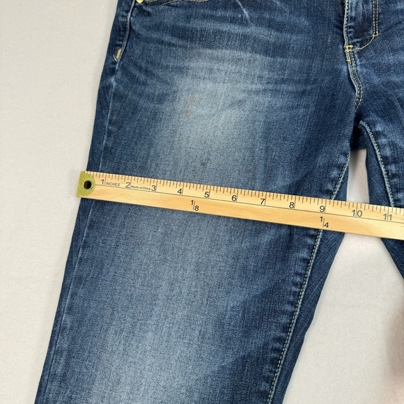 Decree Jeans Womens Juniors 15 Dark Blue Super Skinny Mid Rise - Picture 8 of 10